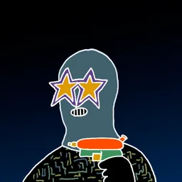 Background: dawn · Body: Digital Camo · Eyes: Starry Eye Ylw · Hand: Watergun · Mask: Blue Mask · Mouth: Weave Robber #1945