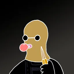 Background: dusk · Body: Vest · Eyes: Spec Blk · Hand: Flint · Mask: Yellow Mask · Mouth: Pink Gum Robber #1459