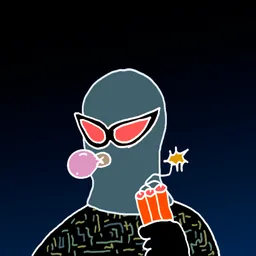 Background: dawn · Body: Digital Camo · Eyes: Bat Eye Blk · Hand: Dynamitev2 · Mask: Blue Mask · Mouth: Purple Gum Robber #695
