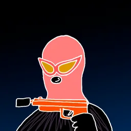 Background: dawn · Body: Anti Slip · Eyes: Bat Eye Red · Hand: Mac org · Mask: Peach Mask · Mouth: Smirk Robber #2361
